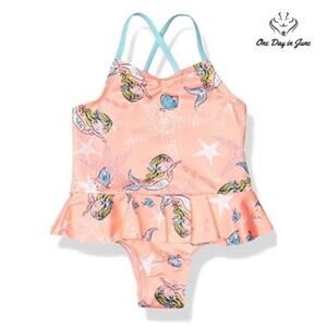 Wippette Ruffle Trim One Piece Swimsuit Size 4T